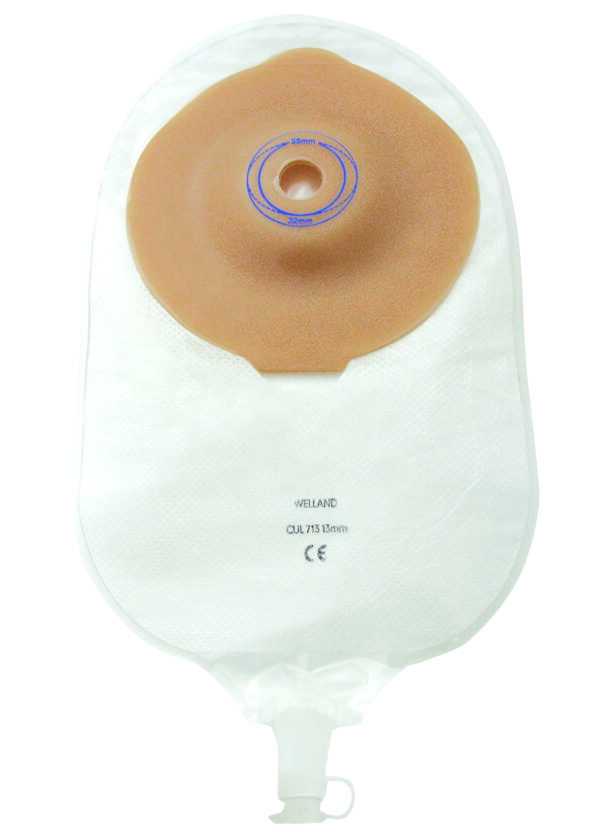 Flair Curvex ® Urostomy  - worek Curvex jednoczęściowy, urostomijny przeźroczysty Ø 13-43mm